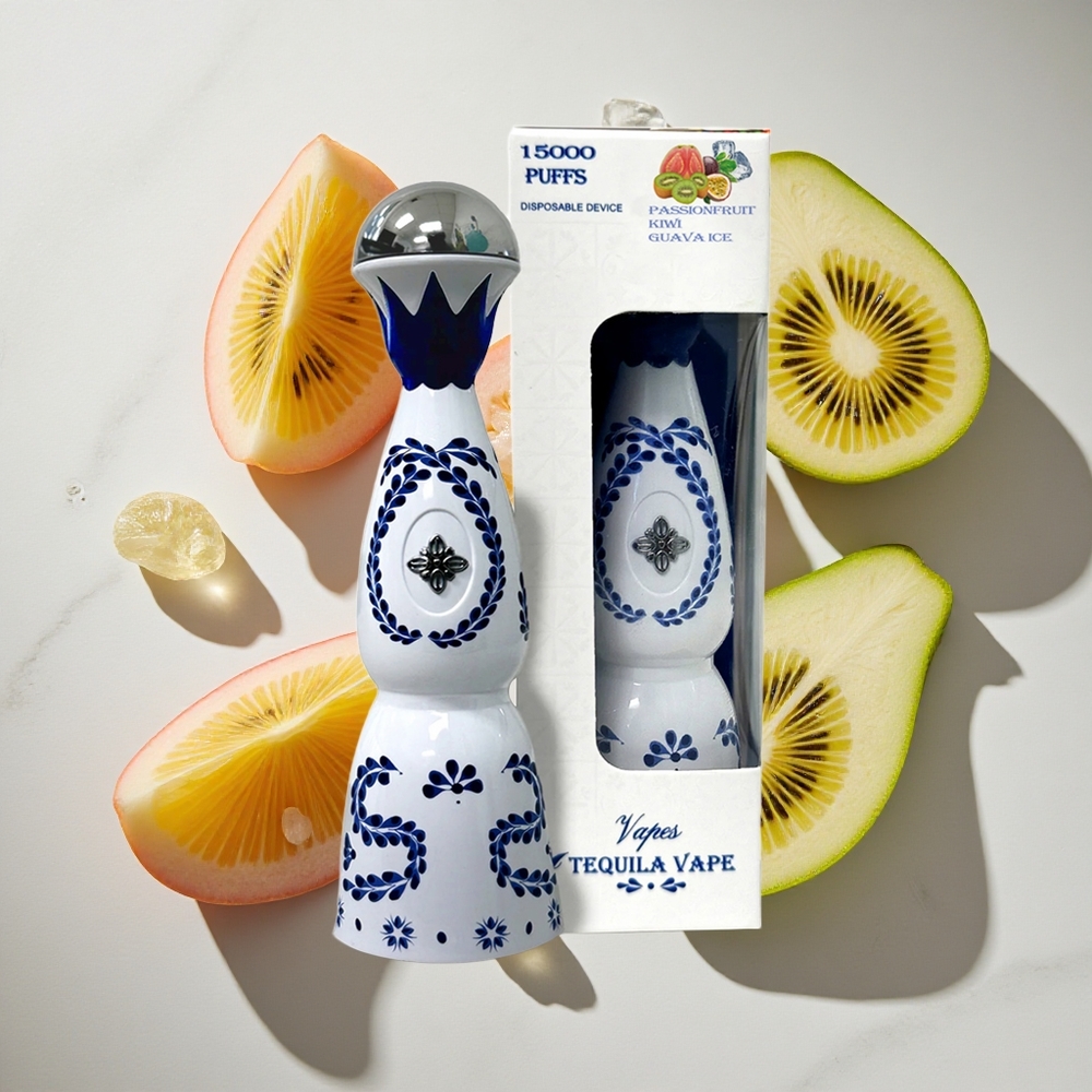 Passievrucht Kiwi Guava IJSHUMO Azul 15000 Puffs Nederland vapes 20mL Voorgevulde Tank 5 Nicotine