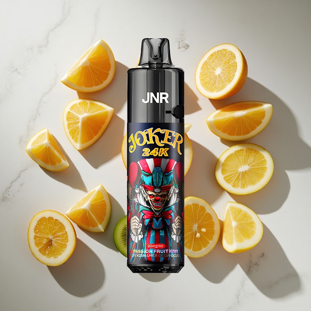 Passievrucht Kiwi JNR Joker 24000 Puffs Nederland vapes Zichtbaar Vloeistofniveau  Type-C Opladen