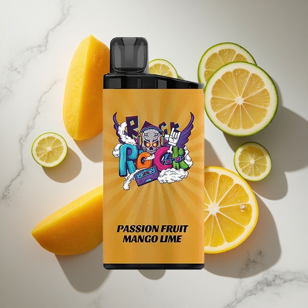 Passievrucht Mango Limoen IGET Bar 3500 Puffs Nederland vapes - 1400 mAh batterij