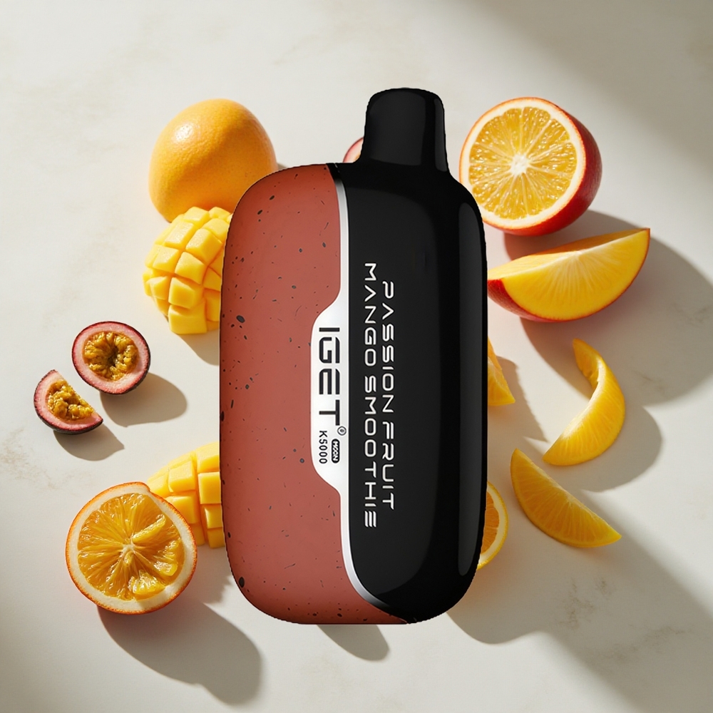 Passievrucht Mango Smoothie IGET Moon K5000 Puffs (5000 Puffs) Nederland vapes - PC Materiaal