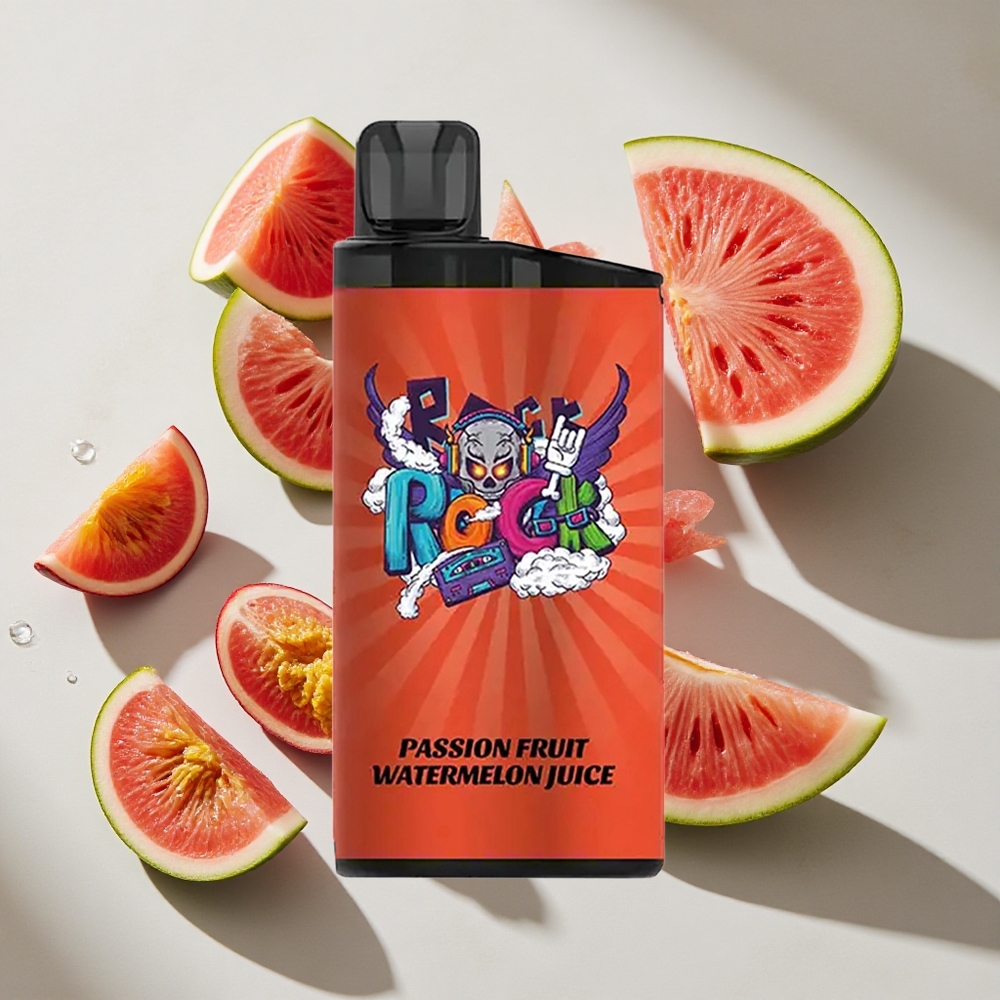 Passionfruit Watermeloen IGET Bar 3500 Puffs Nederland vapes - 1400 mAh Batterij 12 Ohm Mesh Coil