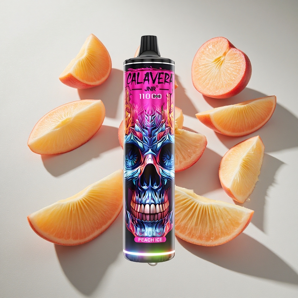 Perzijs IJs JNR Calavera 11000 Puffs Nederland vapes Met Type-C Oplaadpoort  21ml Vloeistofcapaciteit
