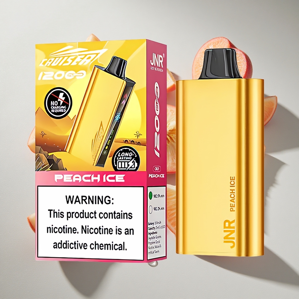 Perzijs IJs JNR Cruiser 12000 Puffs Nederland vapes Met 3500 mAh Accu en Full-Metal Body