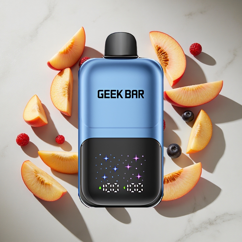 Perzik  Bessen GEEK BAR 2GO Two Series 50000 Puffs Nederland vapes Dual Tanks 20mL