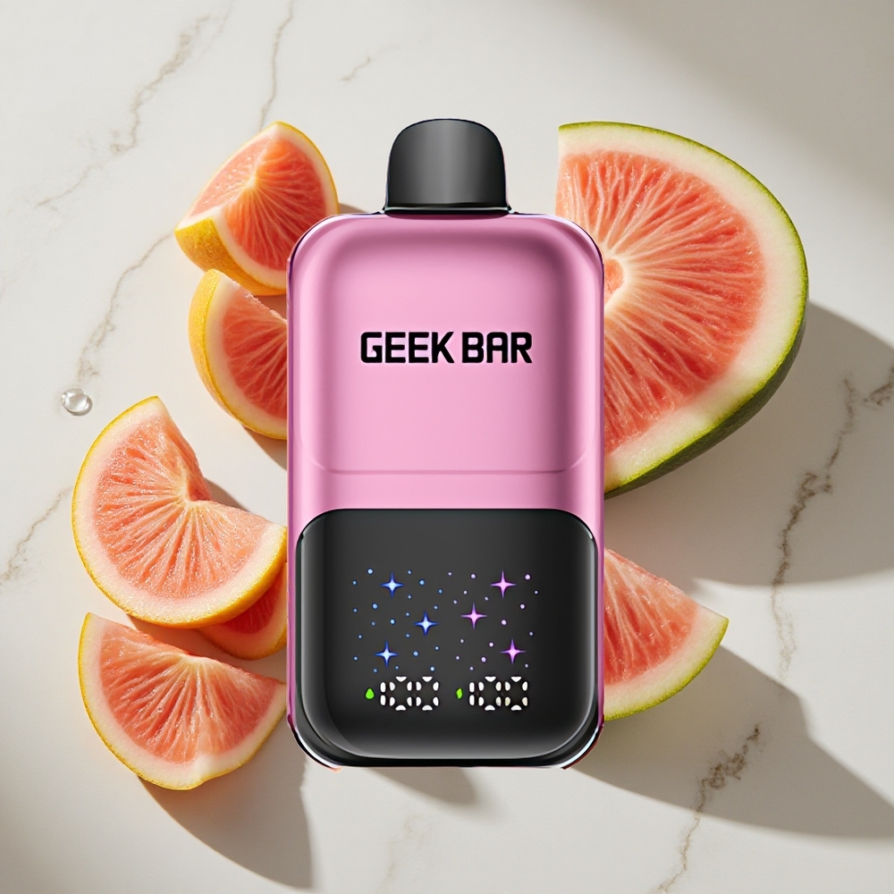 Perzik  Watermeloen GEEK BAR 2GO Series 50000 Puffs Nederland vapes Met 20ml Dual Tanks en 5 Nicotine Salt