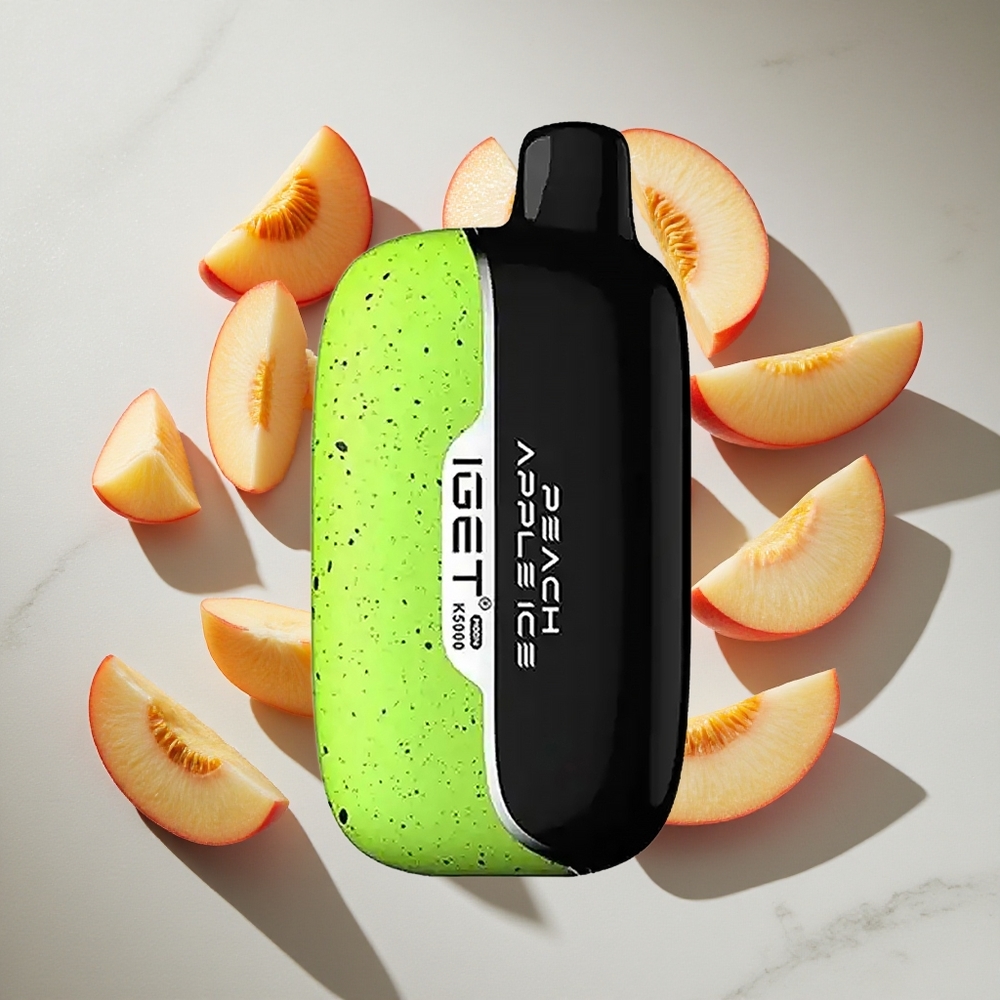 Perzik Appel IGET Moon K5000 Puffs 5000 Puffs Nederland vapes PC Materiaal