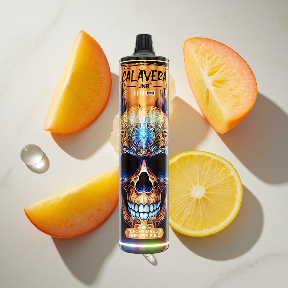 Perzik Mango Ananas IJs JNR Calavera 11000 Puffs Nederland vapes Type-C  21ml