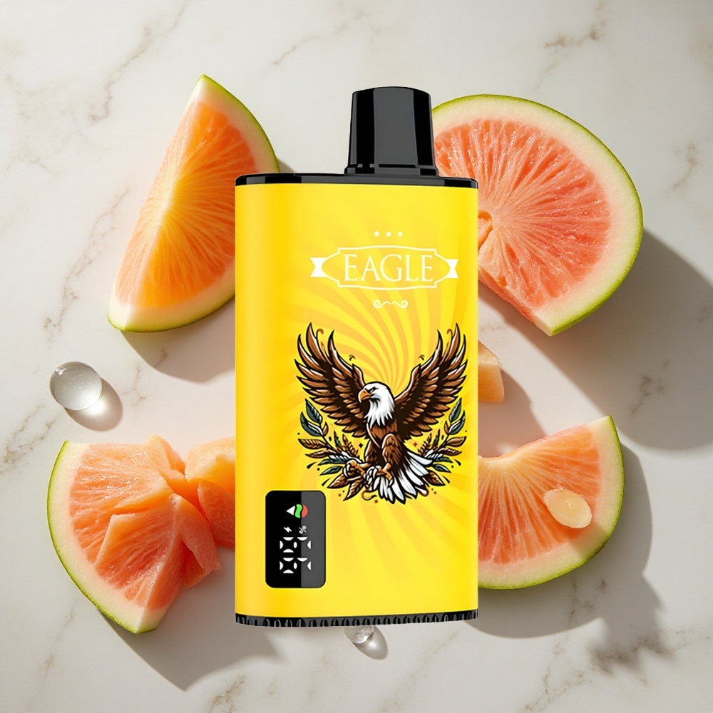 Perzik Mango Watermeloen JNR EAGLE Smart 23000 Puffs Nederland vapes met Digitaal Scherm  25ml vloeistof capaciteit