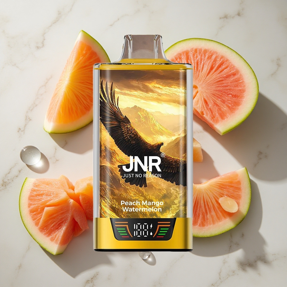 Perzik Mango Watermeloen JNR Falcon Pro 28000 Puffs Nederland vapes met Dual Mesh Coil