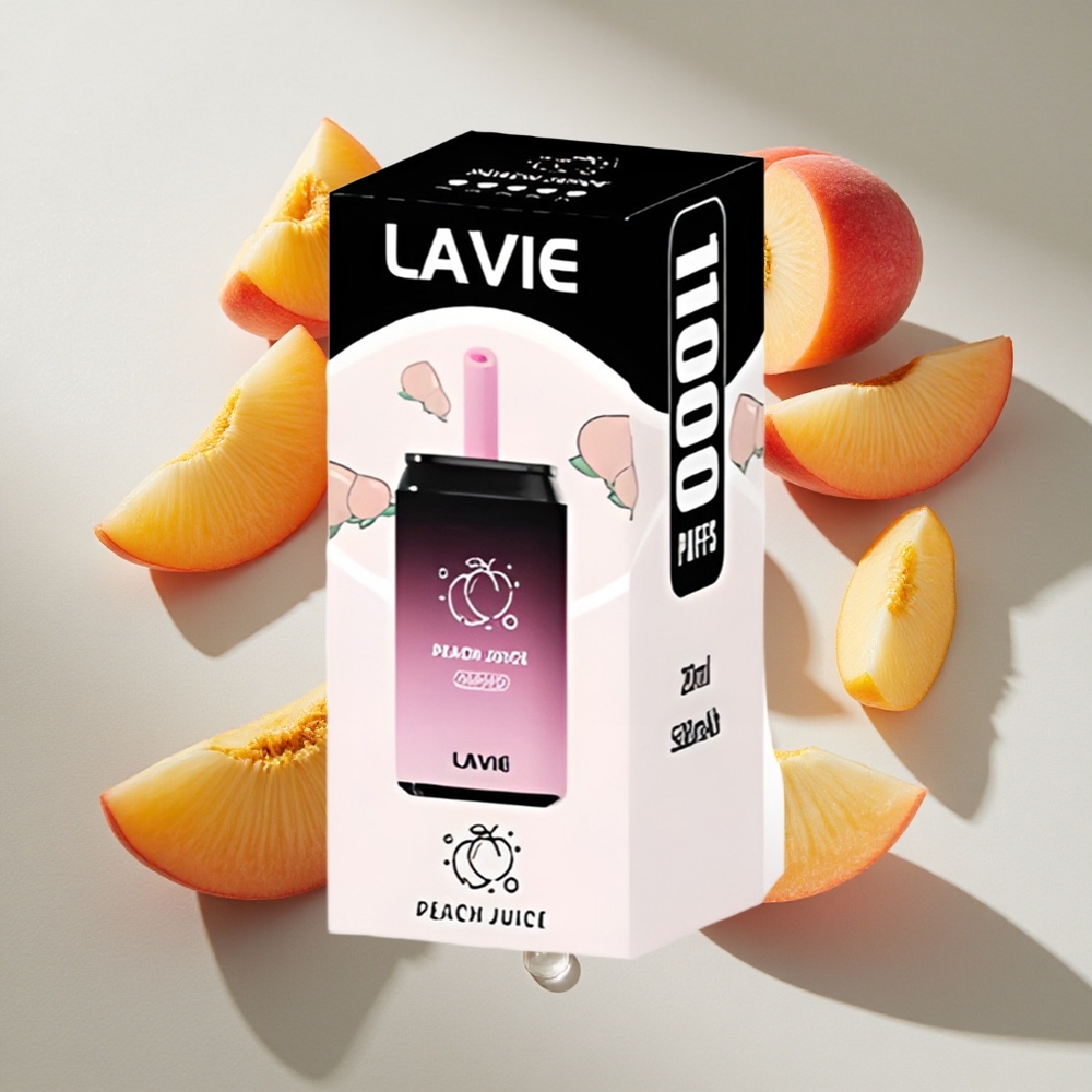 Perziksap LAVIE Aurora 11000 Puffs Nederland vapes 22ml e-vloeistof 650mAh