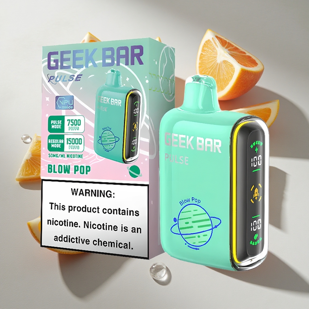 Planet Editie Geek Bar Pulse 15000 Puffs Nederland vapes met 16ml e-vloeistof en USB Type-C