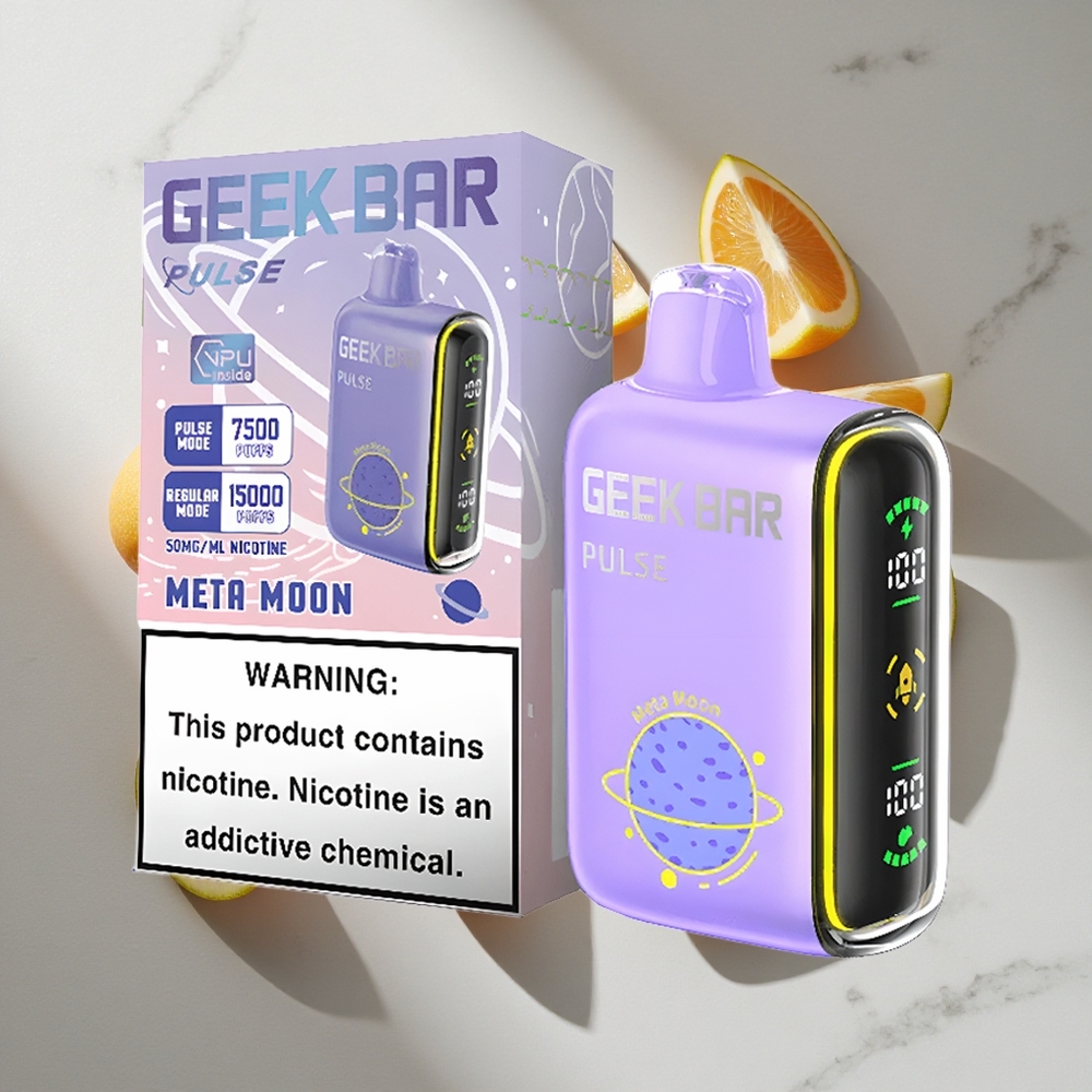 Planet Editie Geek Bar Pulse 15000 Puffs Nederland vapes met 16ml e-vloeistof en USB Type-C