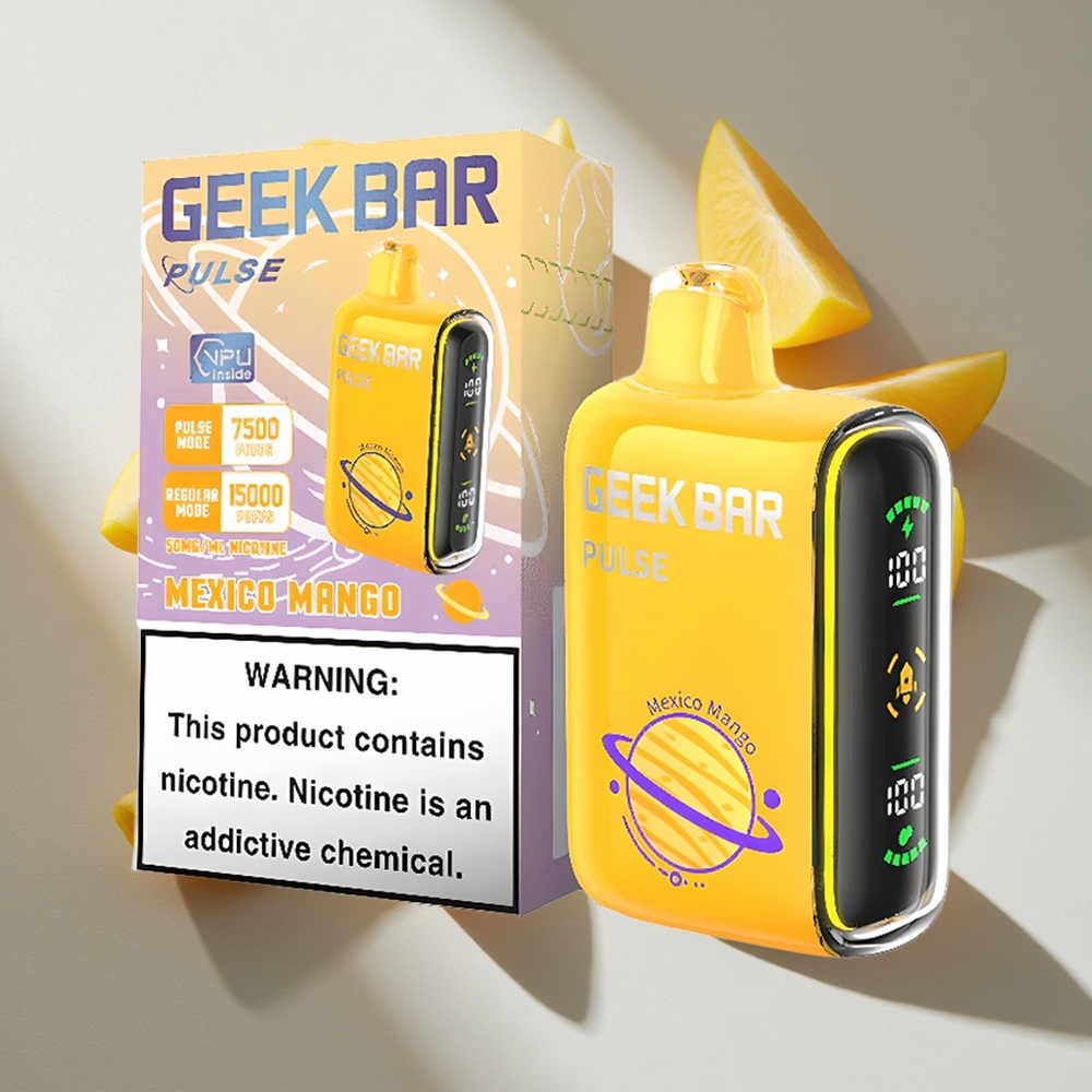 Planet Editie Geek Bar Pulse 15000 Puffs Nederland vapes met 16ml e-vloeistof en USB Type-C