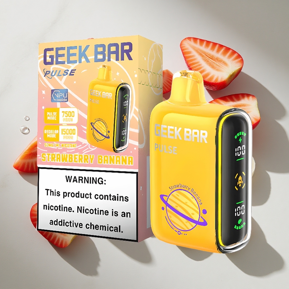 Planet Editie Geek Bar Pulse 15000 Puffs Nederland vapes met 16ml e-vloeistof en USB Type-C