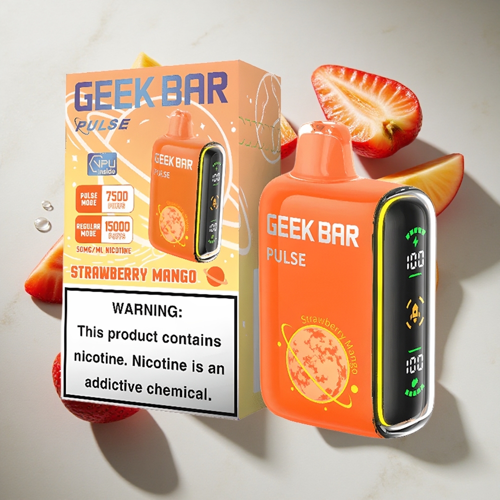 Planet Editie Geek Bar Pulse 15000 Puffs Nederland vapes met 16ml e-vloeistof en USB Type-C