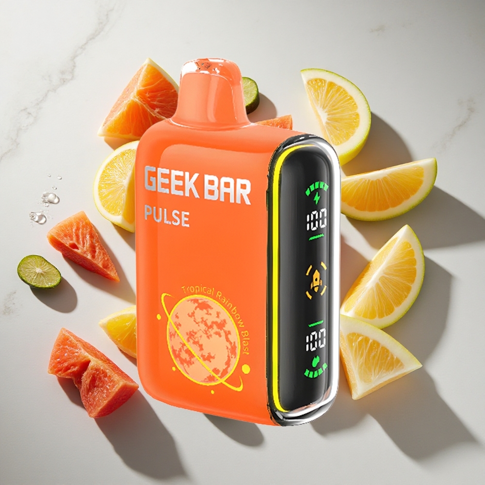 Planet Editie Geek Bar Pulse 15000 Puffs Nederland vapes met 16ml e-vloeistof en USB Type-C