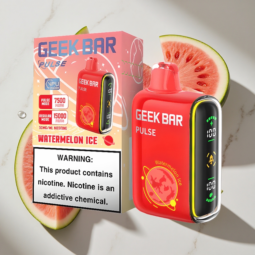 Planet Editie Geek Bar Pulse 15000 Puffs Nederland vapes met 16ml e-vloeistof en USB Type-C