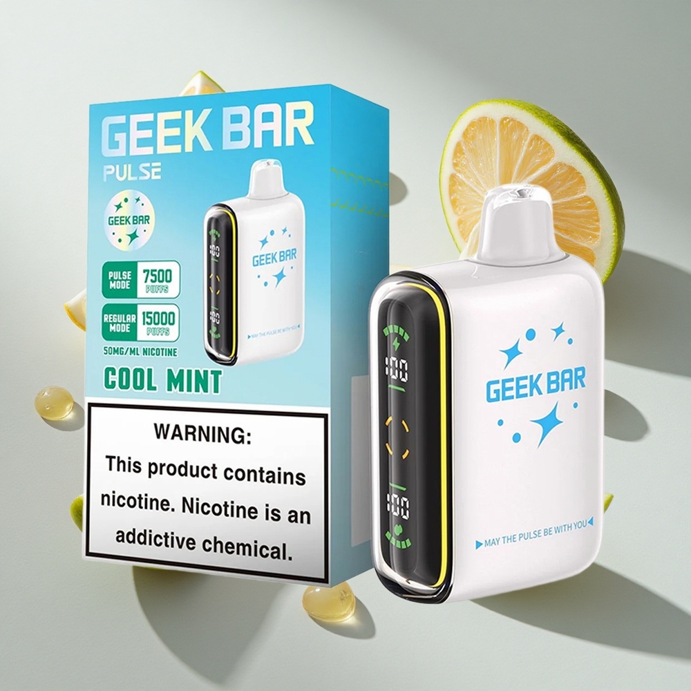 Planet Editie Geek Bar Pulse 15000 Puffs Nederland vapes met 16ml e-vloeistof en USB Type-C