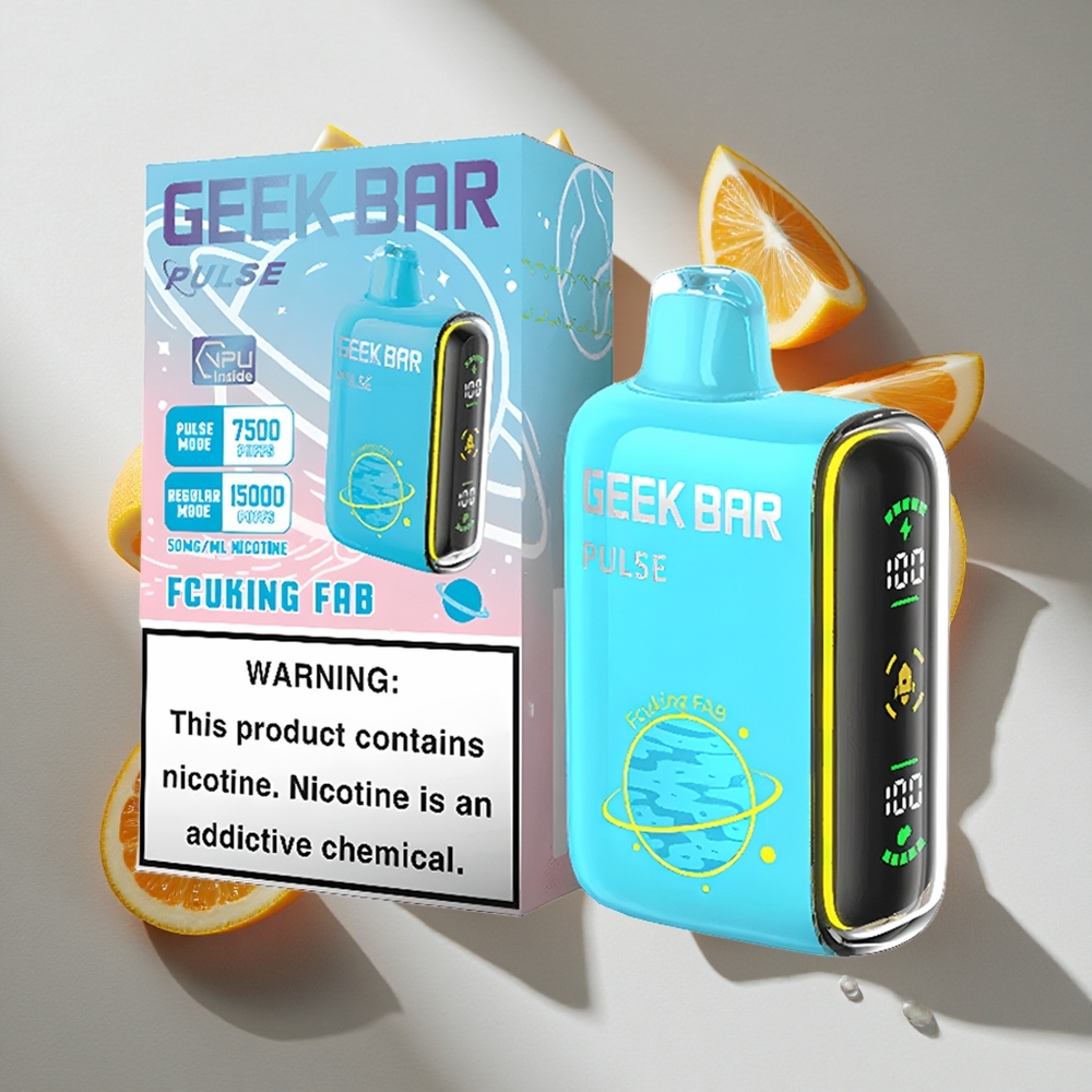 Planet Editie Geek Bar Pulse 15000 Puffs Nederland vapes met 16ml e-vloeistof en USB Type-C