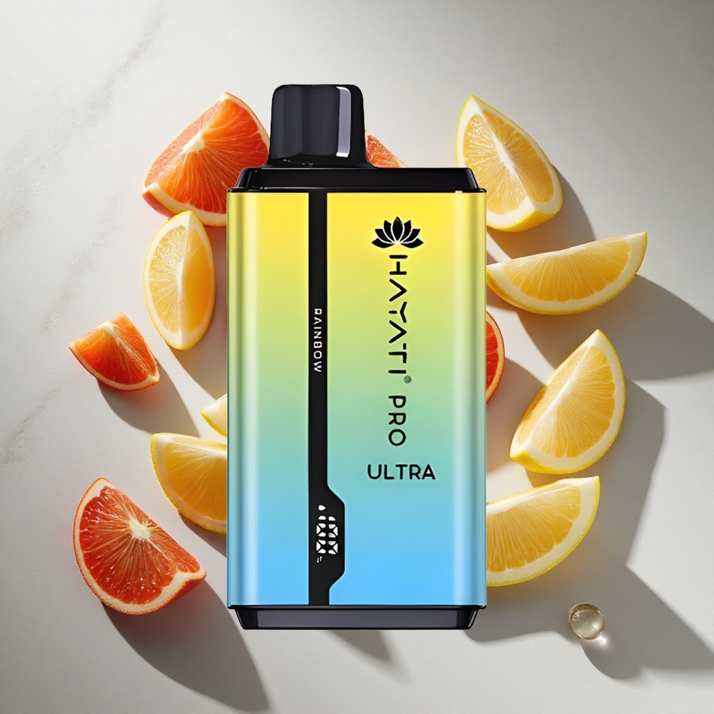 Regenboog Hayati Pro Ultra 15000 Puffs Nederland vapes - 49 Smaken 850mAh Batterij