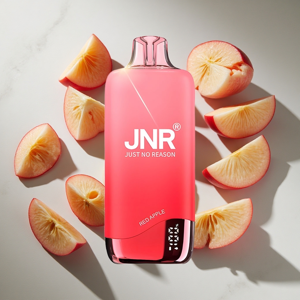 Rode Appel JNR Rainbow 10500 Puffs Nederland vapes met 18ml e-vloeistof Tank en 600mAh-batterij Capacity