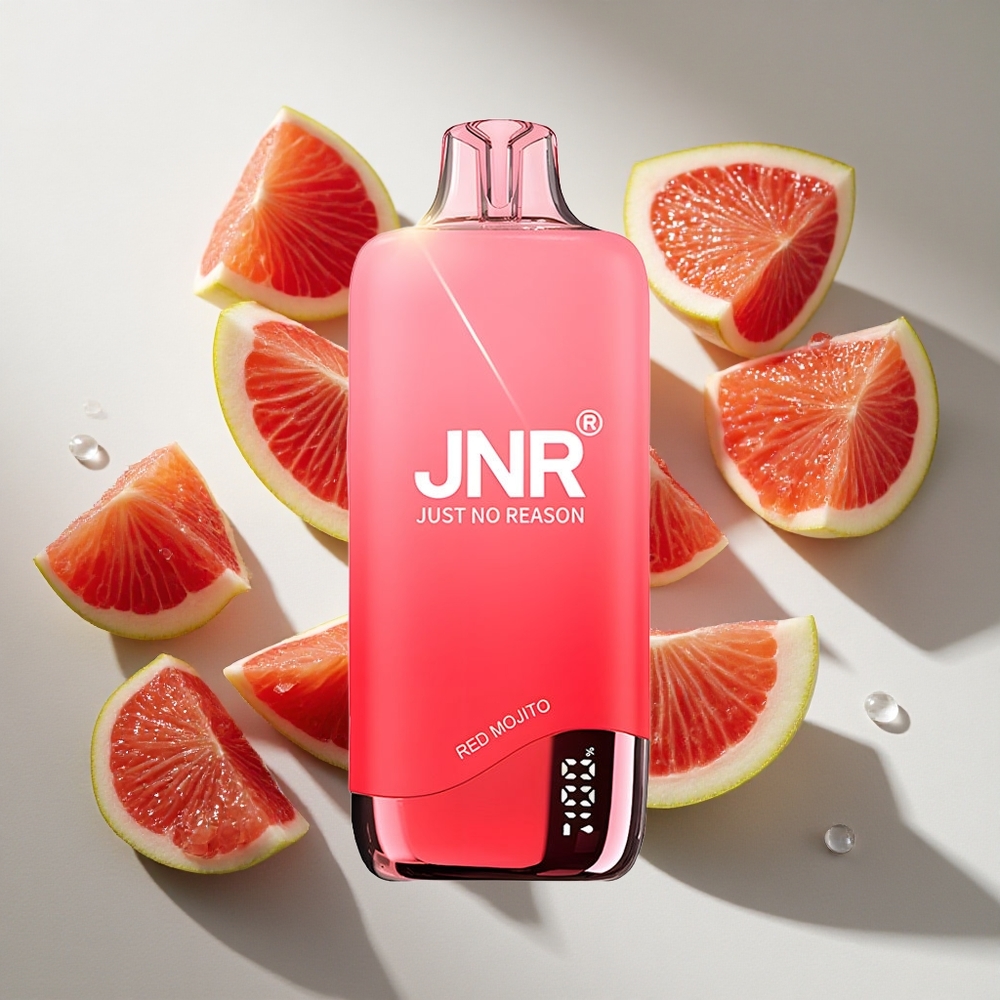 Rode Mojito JNR Rainbow 10500 Puffs Nederland vapes met 18ml e-vloeistof Tank  USB Type-C opladen