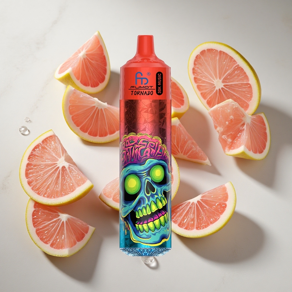 Roze Limoenade Fumot RandM Tornado 30000 Puffs Nederland vapes met 30mL vloeistof en LED-display