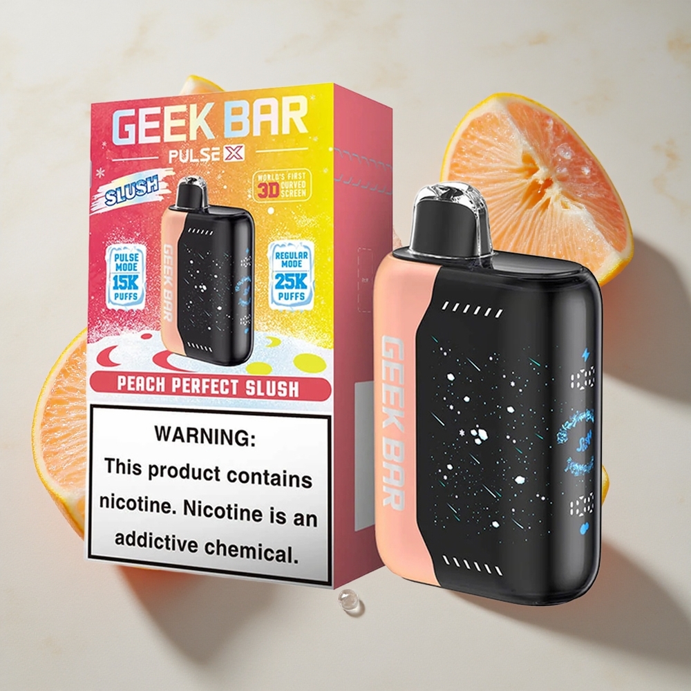 Slush Geek Bar Pulse X 25000 Puffs Nederland vapes met 18mL Pre-filled E-Liquid  USB Type-C