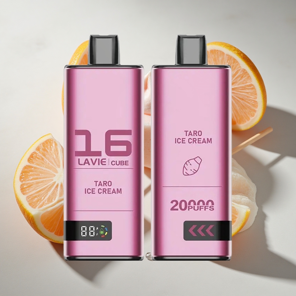 Taro IJs Lavie Cube 20000 Puffs Wegwerp Vape 28ML Nederland vapes Type C