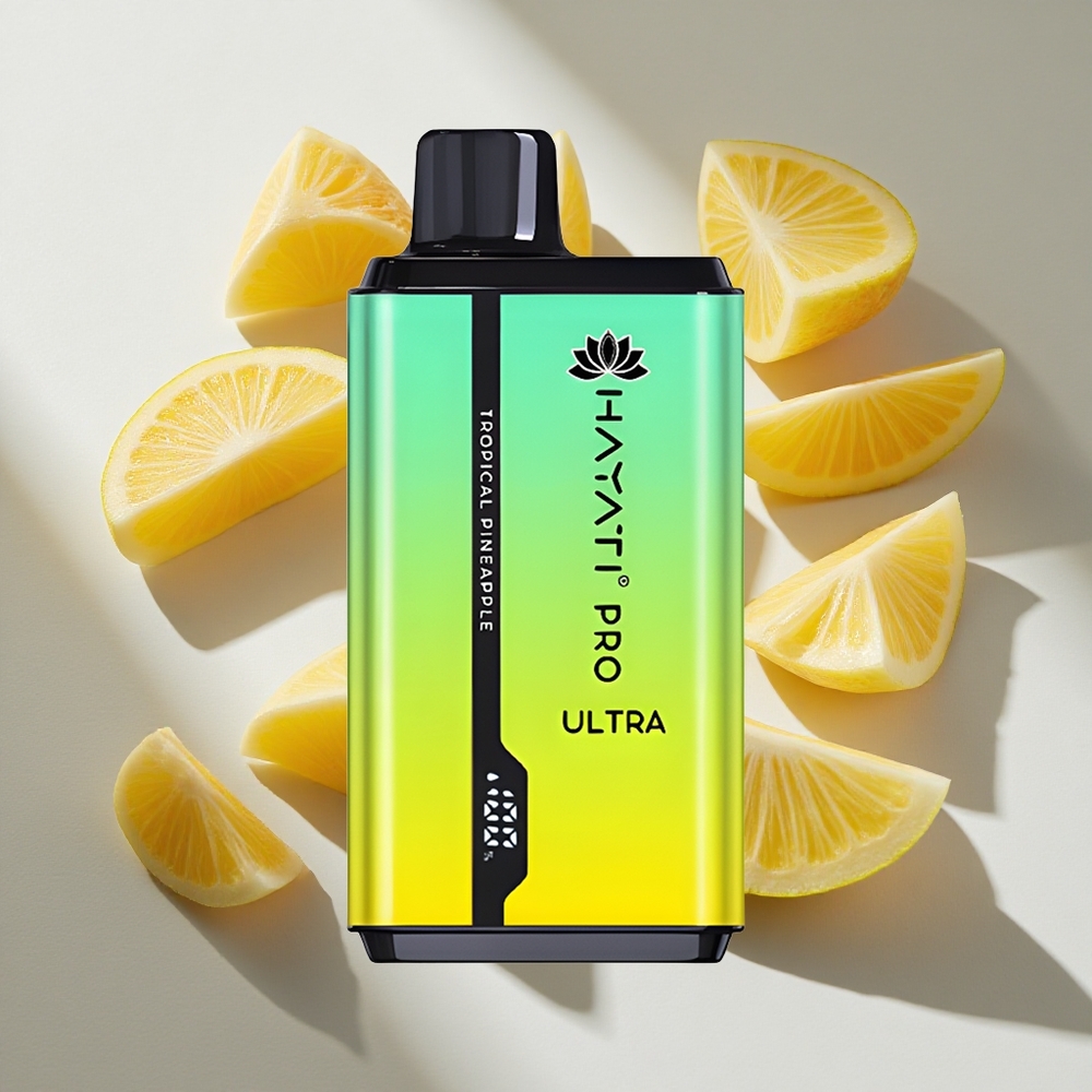 Tropische Ananas Hayati Pro Ultra 15000 puffs Nederland vapes 2 nicotine