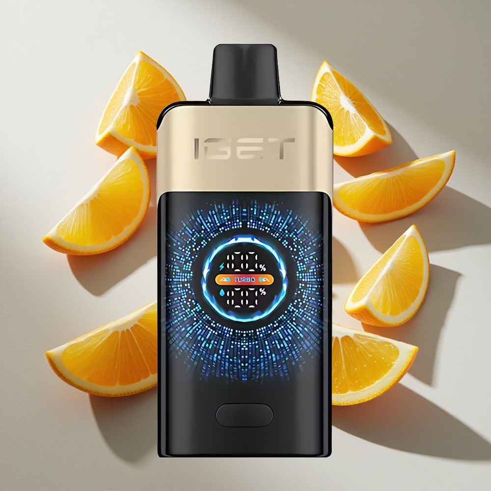 Tropische Oranje Monster IGET ONE 12000 Puffs Nederland vapes met 2700 mAh Batterij