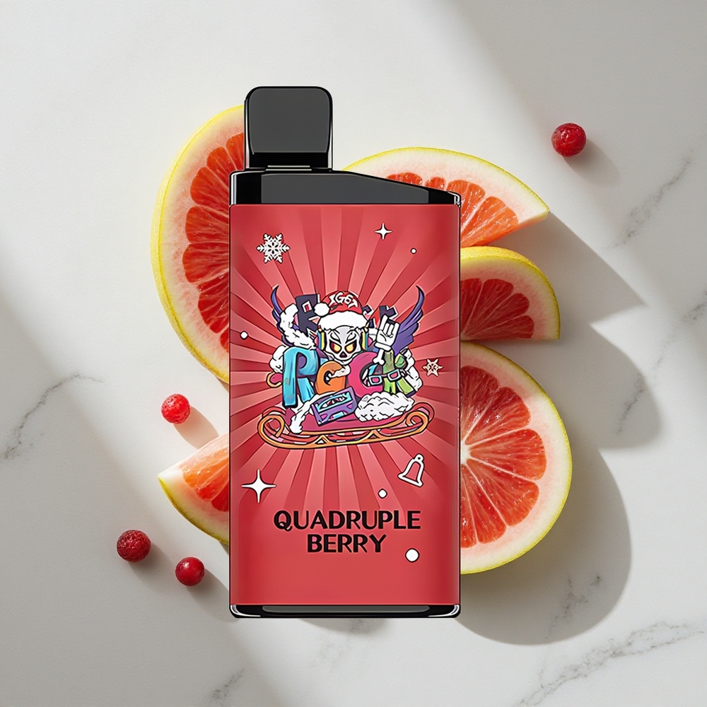 Vierbessen IGET Bar 3500 Puffs Nederland vapes met 1400 mAh Accu
