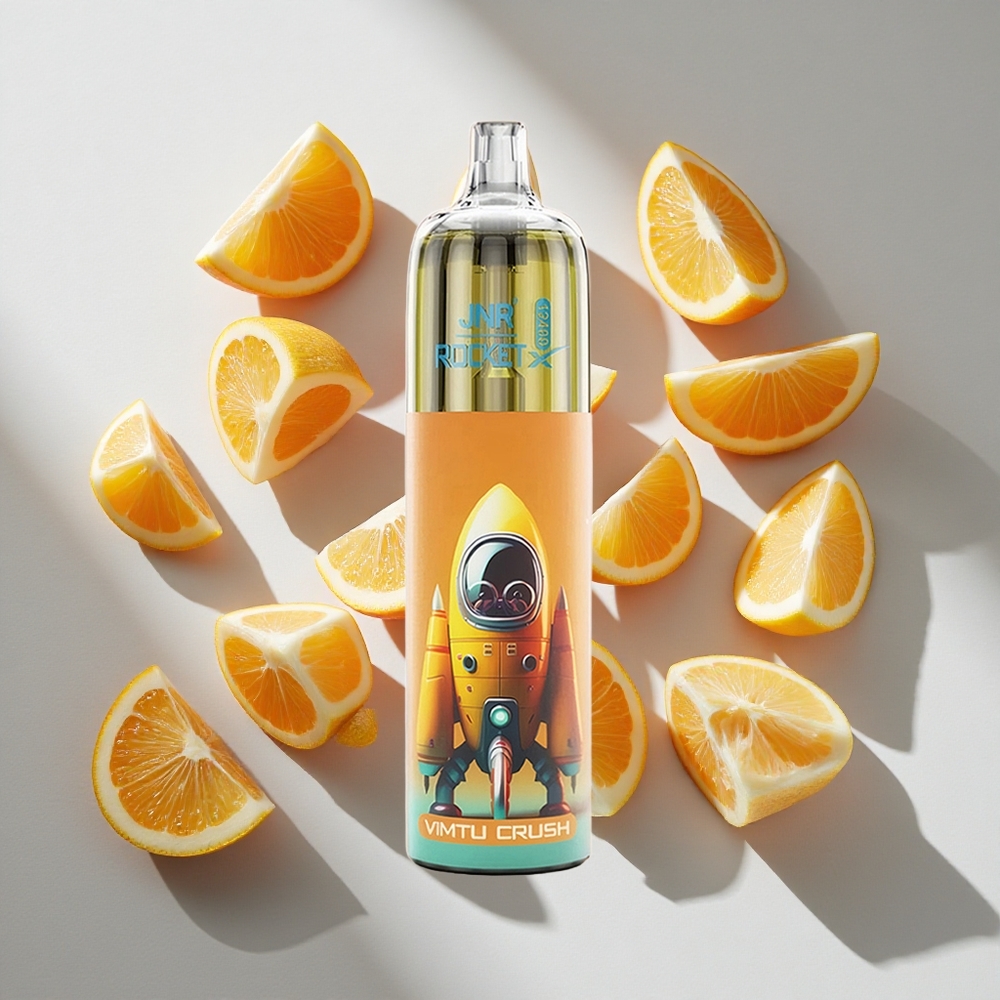 Vimtu Crush JNR Rocket-X 12400 Puffs Nederland vapes met Aanpasbare Luchtstroom  RGB-verlichting