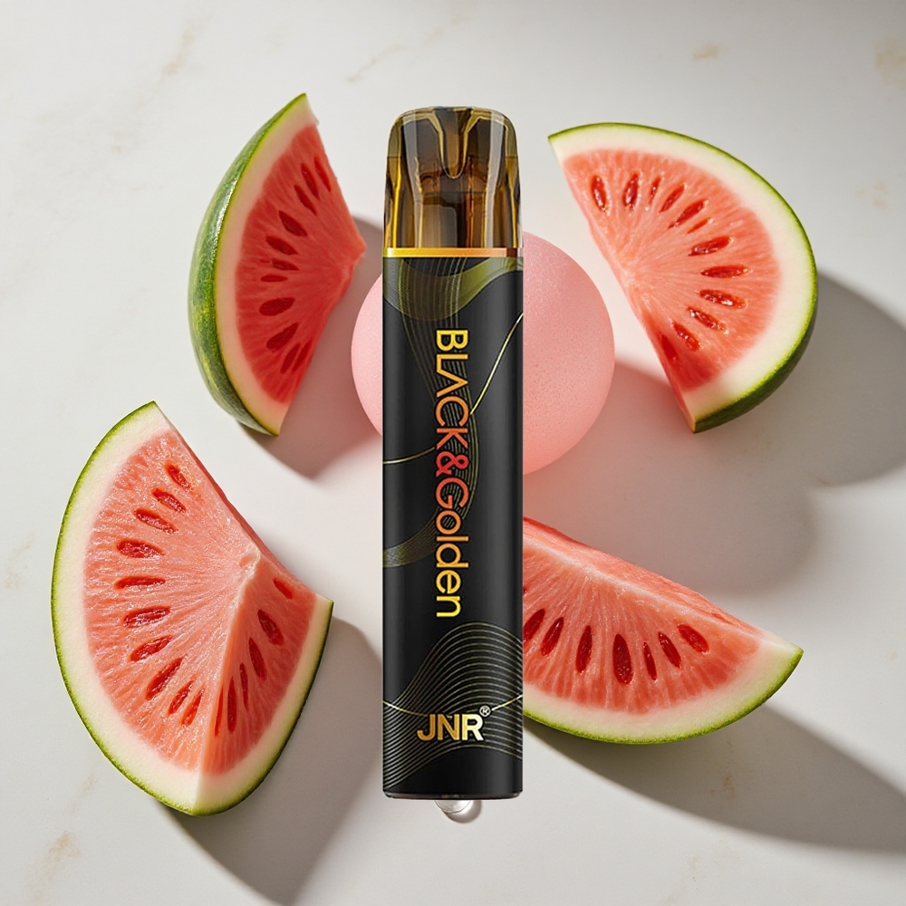 Watermeloen Bubblegum JNR BlackGolden 600+200 Puffs Nederland vapes TPD Gecertificeerd