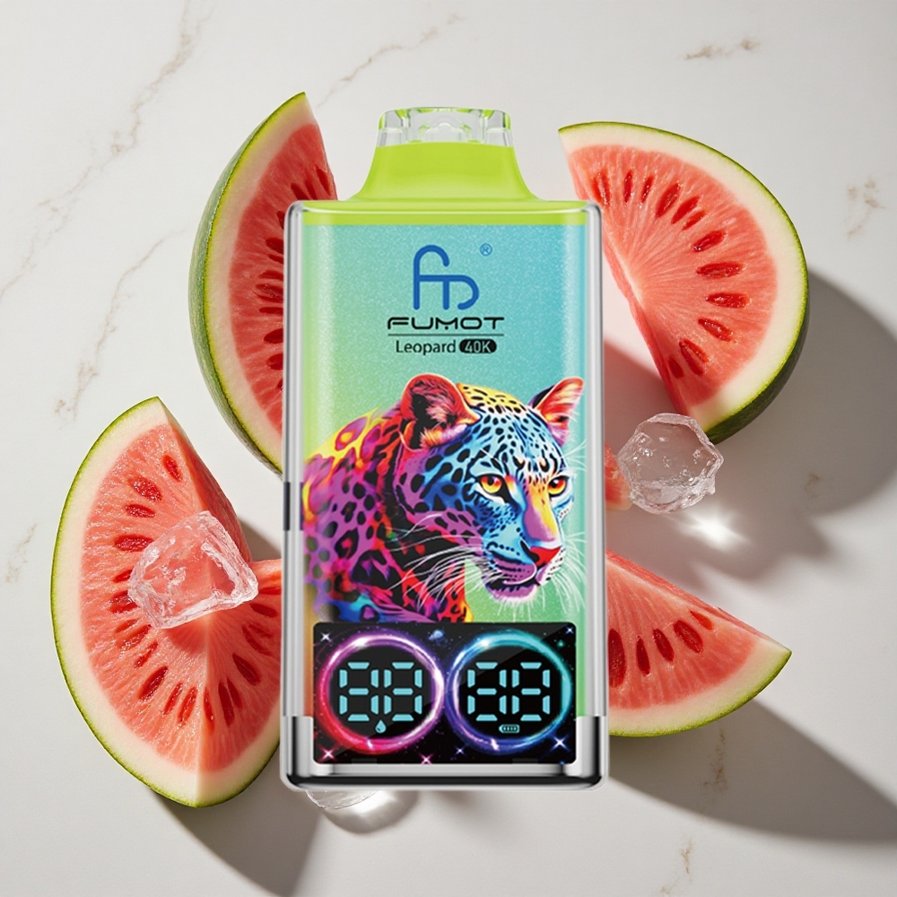 Watermeloen IJs Fumot Leopard 40K Puffs Nederland vapes met 700mAh-batterij  Type-C Charging