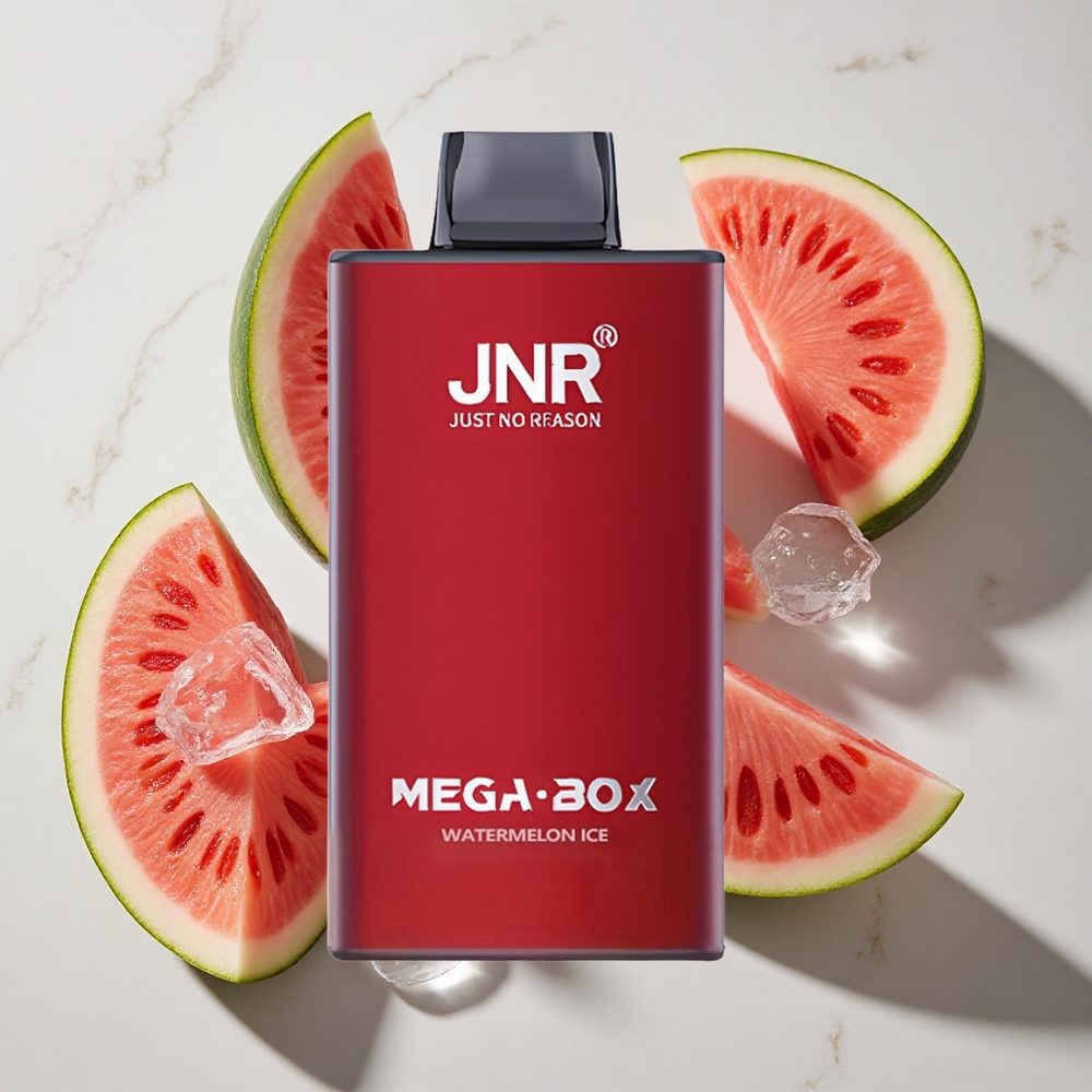 Watermeloen IJs JNR Mega Box 25000 Puffs Nederland vapes Dual Mesh Coil