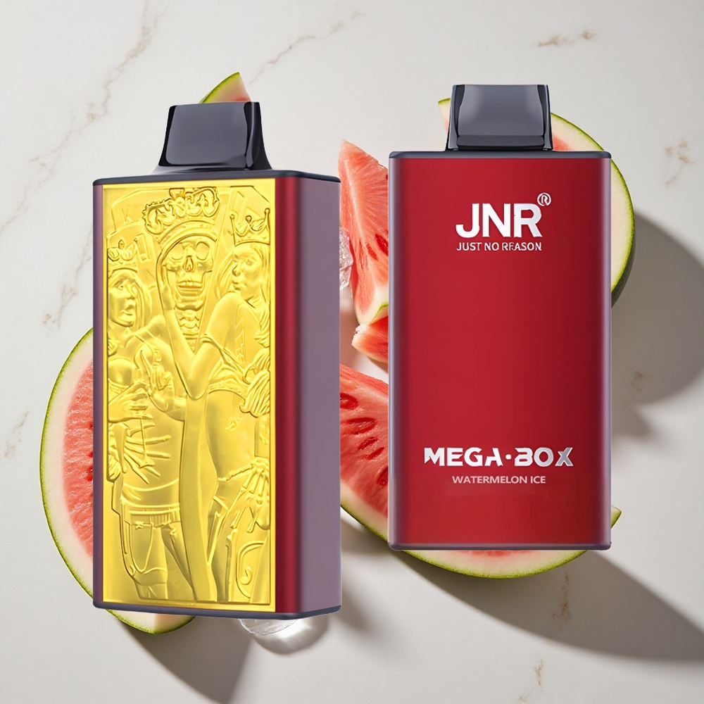 Watermeloen IJs JNR Mega Box 25000 Puffs Nederland vapes Dual Mesh Coil