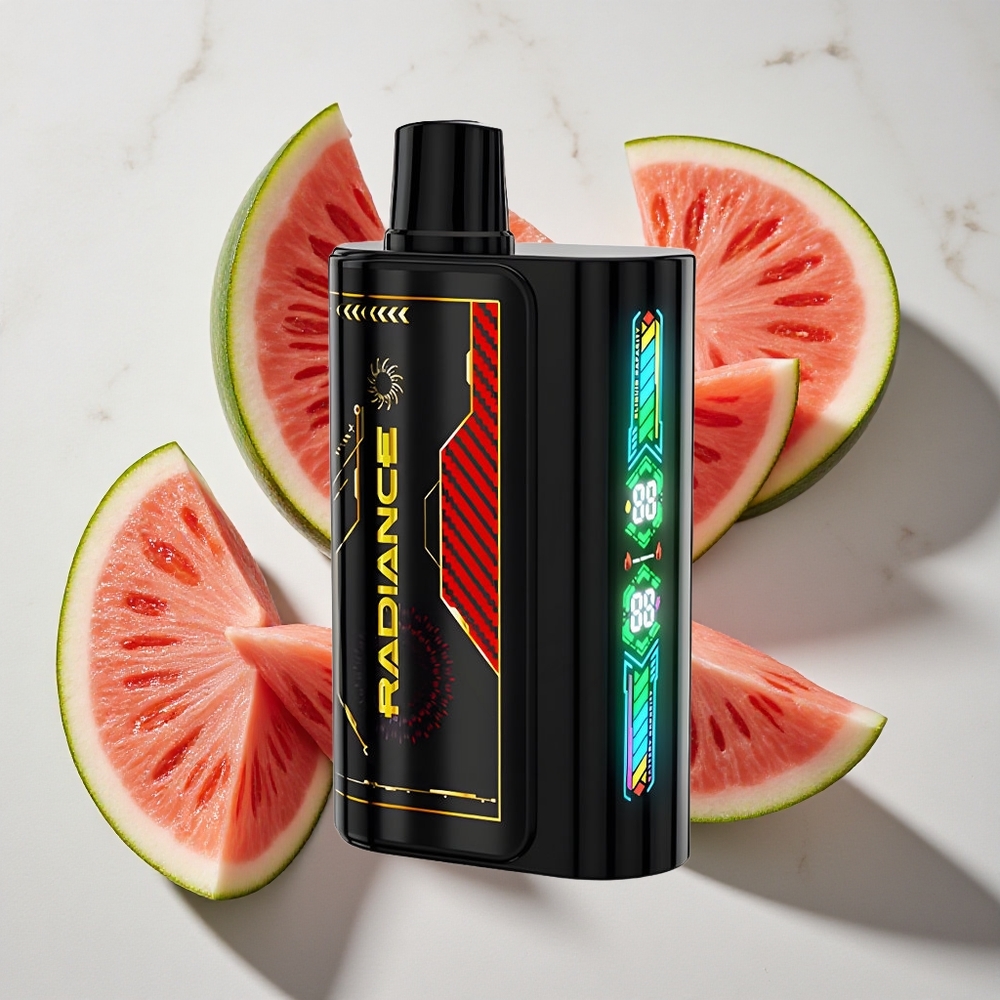 Watermeloen IJs JNR Radiance 31000 Puffs Nederland vapes met 28ml e-vloeistof en Type-C Opladen