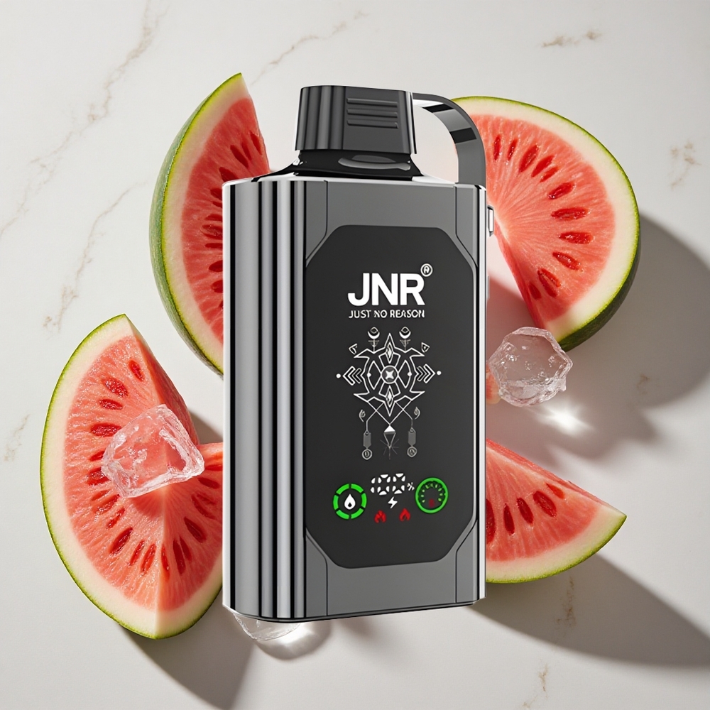 Watermeloen IJs JNR Shisha Hookah Box 20500 Puffs Nederland vapes - HD Display 25ml Vloeistof Type-C Opladen