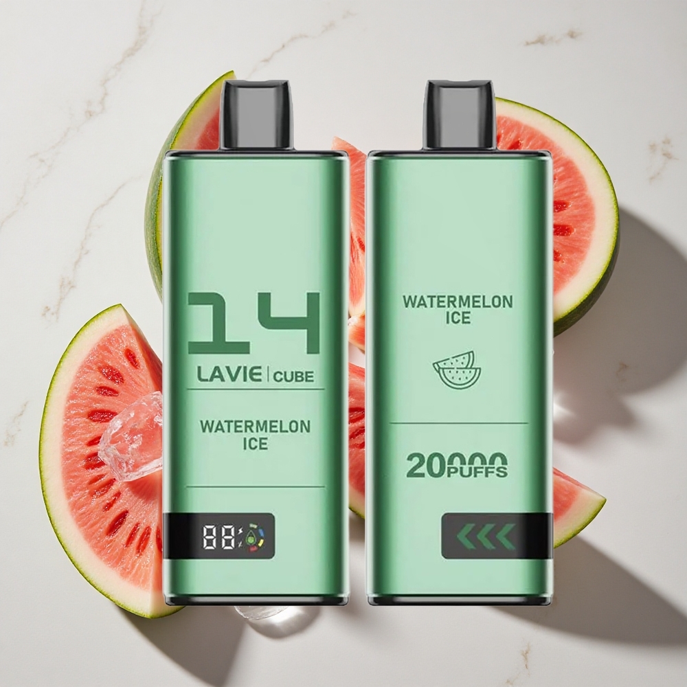 Watermeloen IJs Lavie Cube 20000 Puffs Nederland vapes met 28ML Vloeistof
