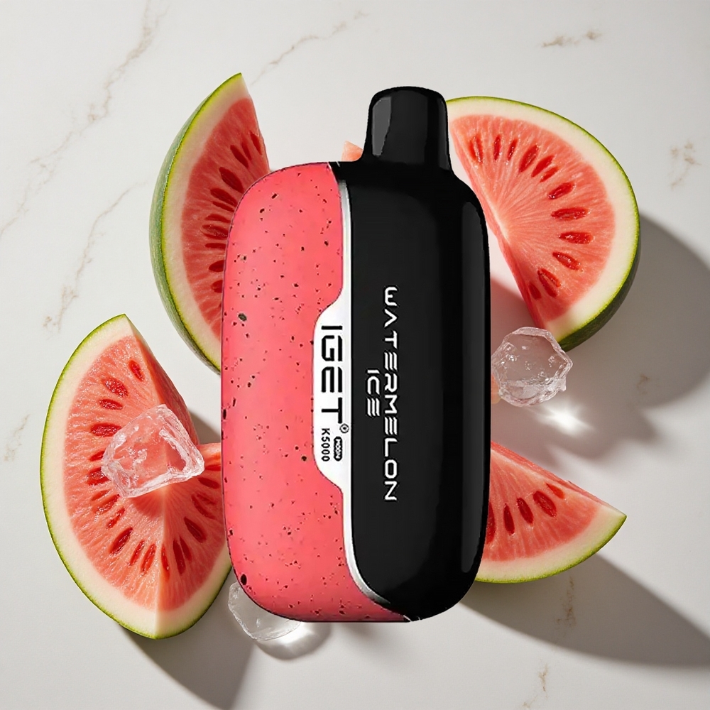 Watermeloen Ijs IGET Moon K5000 Puffs (Tot 5000 Puffs) Nederland Vapes - PC Materiaal