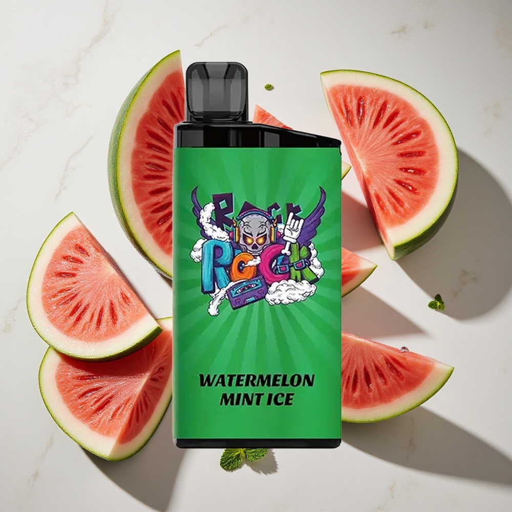 Watermeloen Munt IJs IGET Bar 3500 Puffs Nederland vapes met 1400 mAh Batterij