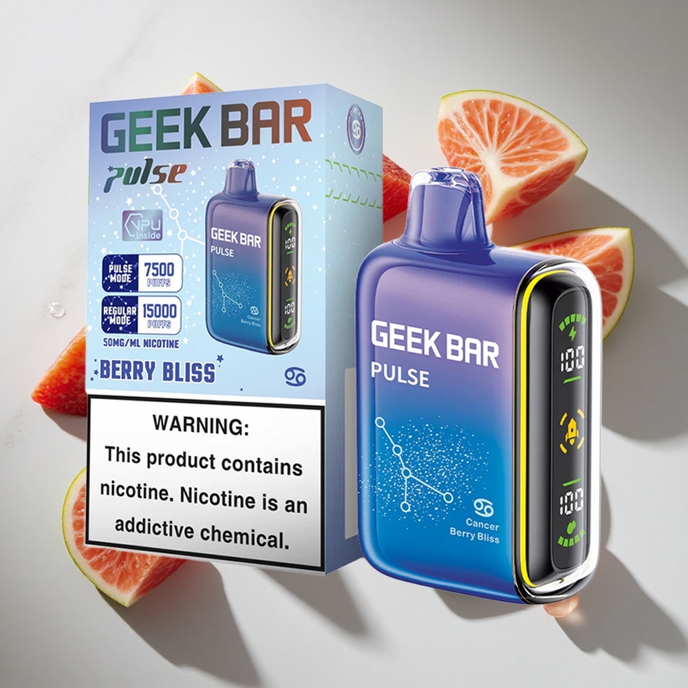 Zodiac Edition Geek Bar Pulse 15000 Puffs Nederland vapes met 16ML Vloeistof  USB Type-C