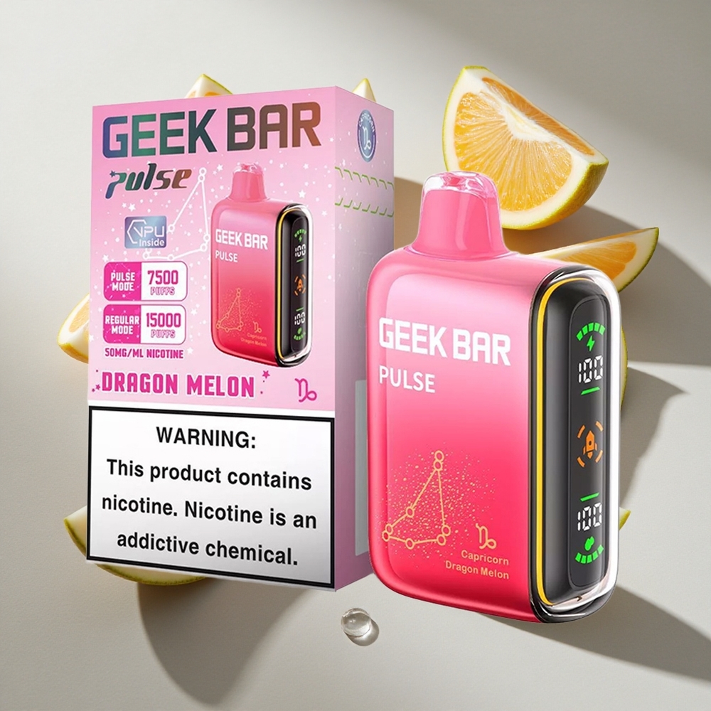 Zodiac Edition Geek Bar Pulse 15000 Puffs Nederland vapes met 16ML Vloeistof  USB Type-C