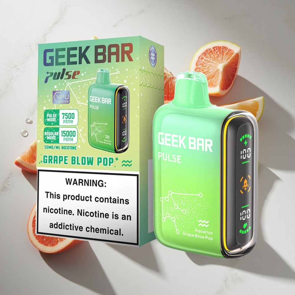 Zodiac Edition Geek Bar Pulse 15000 Puffs Nederland vapes met 16ML Vloeistof  USB Type-C