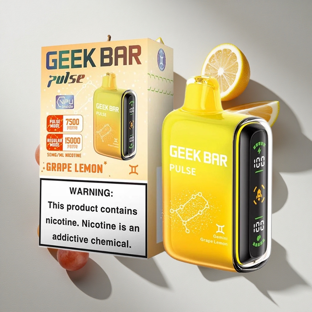 Zodiac Edition Geek Bar Pulse 15000 Puffs Nederland vapes met 16ML Vloeistof  USB Type-C