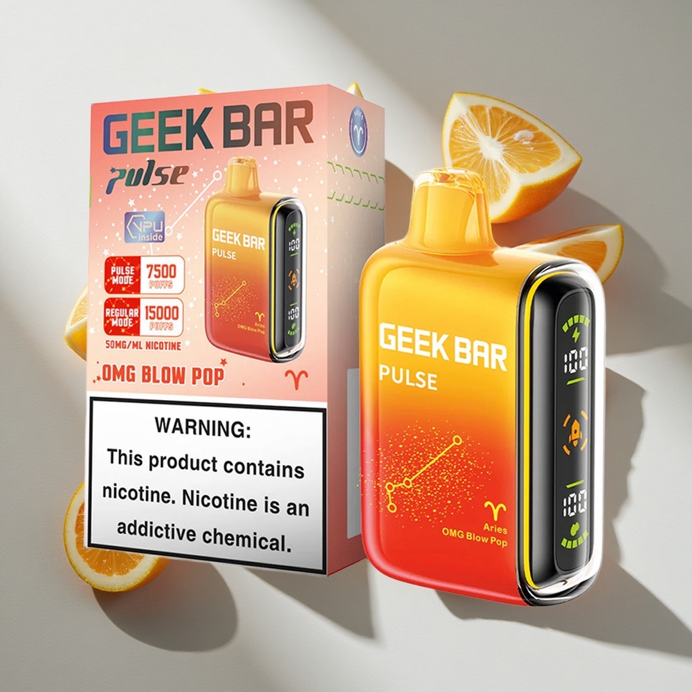 Zodiac Edition Geek Bar Pulse 15000 Puffs Nederland vapes met 16ML Vloeistof  USB Type-C