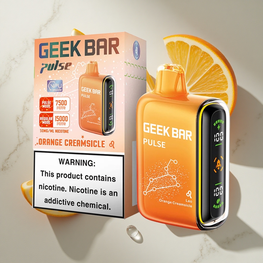 Zodiac Edition Geek Bar Pulse 15000 Puffs Nederland vapes met 16ML Vloeistof  USB Type-C