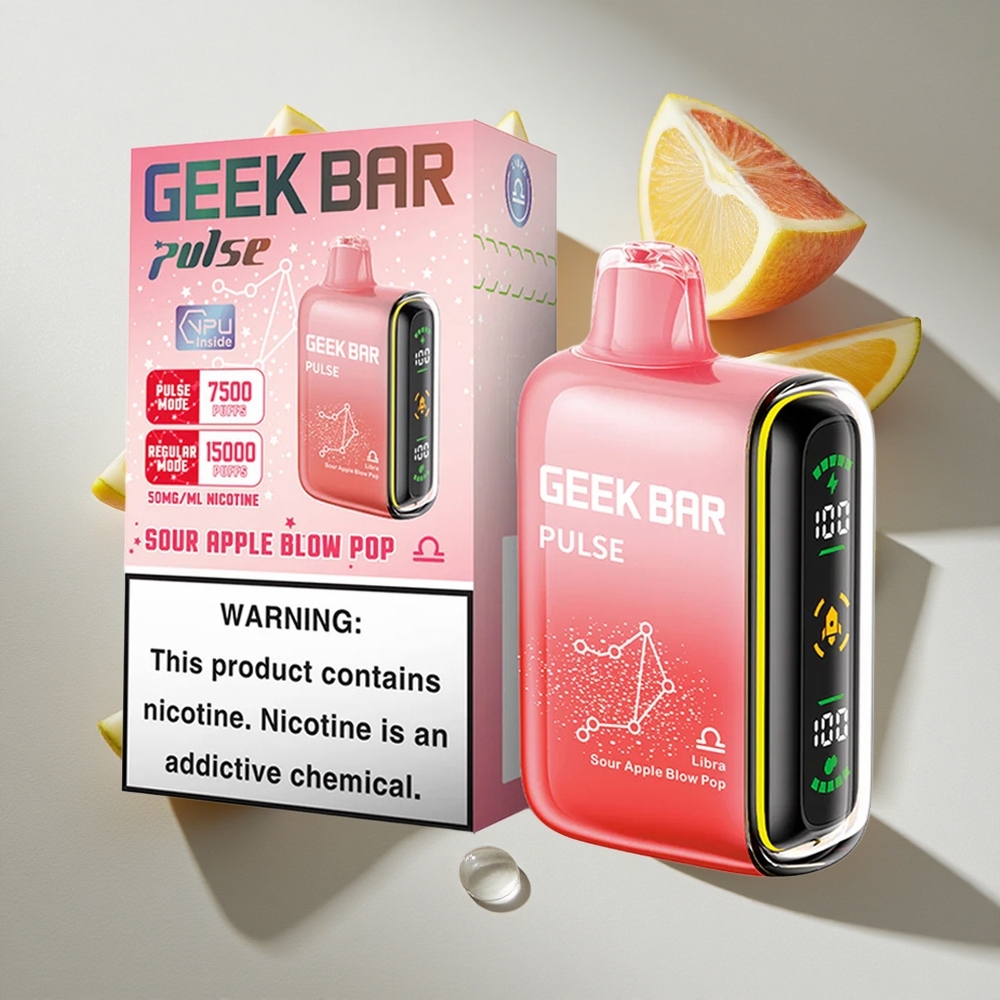 Zodiac Edition Geek Bar Pulse 15000 Puffs Nederland vapes met 16ML Vloeistof  USB Type-C