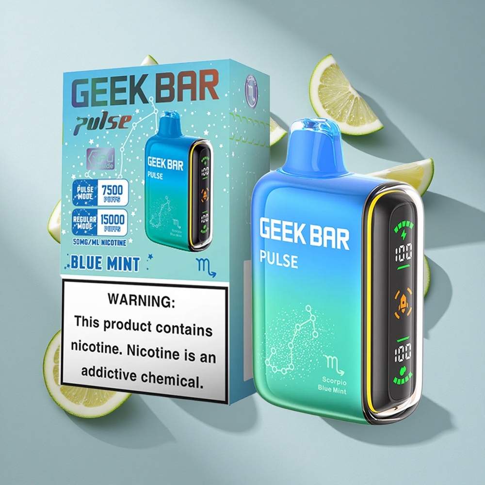 Zodiac Edition Geek Bar Pulse 15000 Puffs Nederland vapes met 16ML Vloeistof  USB Type-C